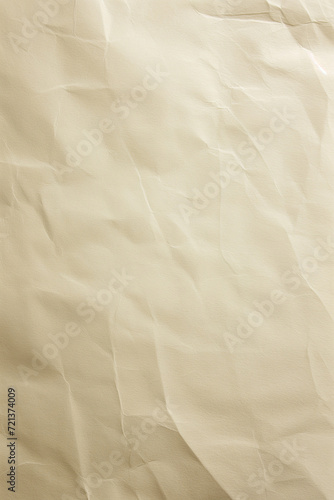 Crumpled paper texture, brown
