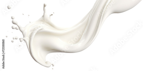 Photographie Splash of milk or cream, cut out