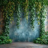 Botanical Bliss: Greenery Wall, a Natural Tapestry of Tranquility