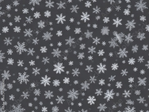 Snowflake texture on a black background