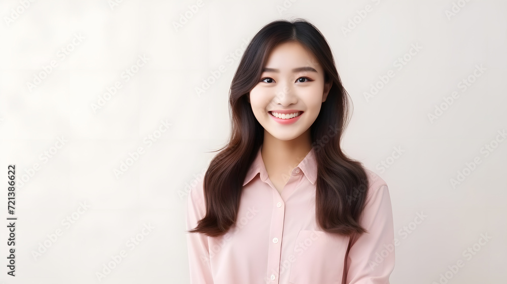 beautiful attractive smile young asian businesswoman employee beautiful attractive smile young asian businesswoman employee