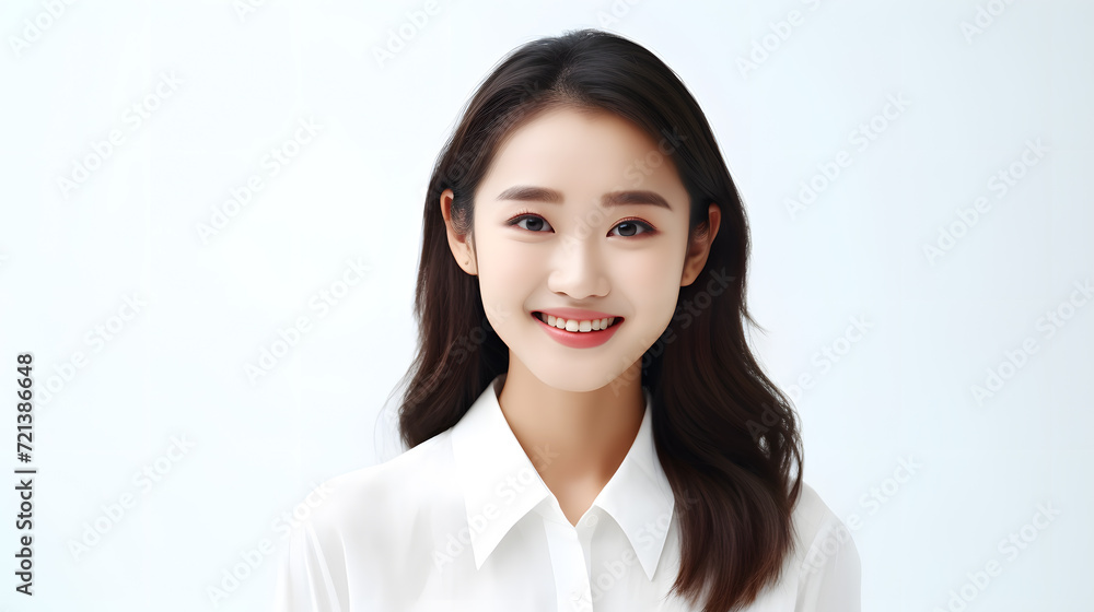 beautiful attractive smile young asian businesswoman employee beautiful attractive smile young asian businesswoman employee