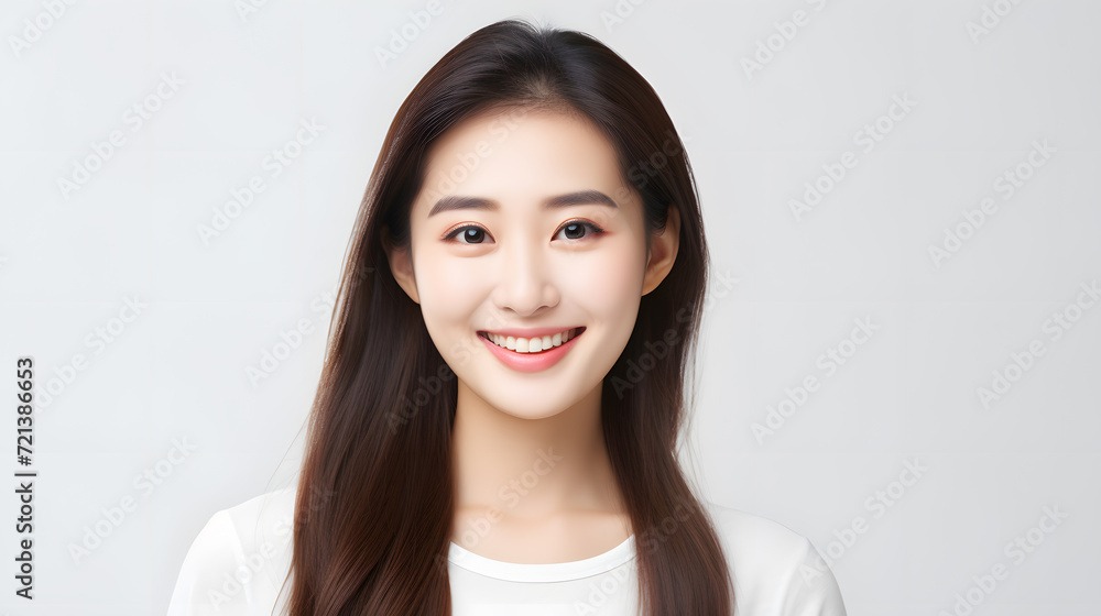 beautiful attractive smile young asian businesswoman employee beautiful attractive smile young asian businesswoman employee