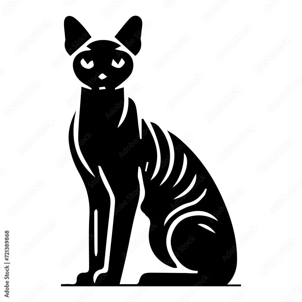Charming House Cat Vector Icon - Perfect for Pet Lovers, Adorable Domestic Cat Illustration, Modern Feline Graphic, Cute Kitty Design, Elegant Home Cat Symbol for Websites & Digital Projects Charming House Cat Vector Icon - Perfect for Pet Lovers, Adorable Domestic Cat Illustration, Modern Feline Graphic, Cute Kitty Design, Elegant Home Cat Symbol for Websites & Digital Projects