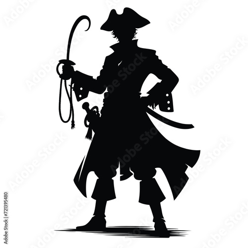 Swashbuckling Pirate Silhouette
