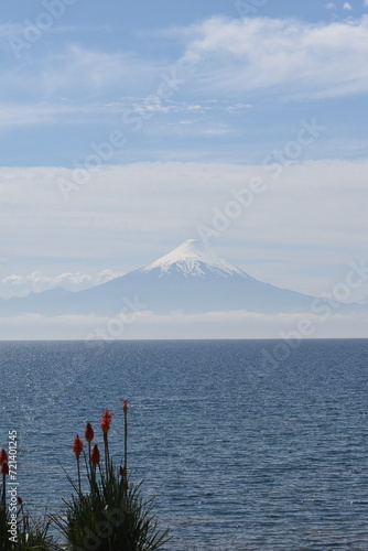 Villarica Volcano taken from Frutillar Bajo, Chile 