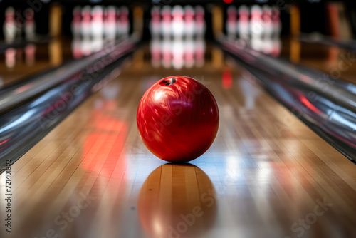 Striking Success: Bowling Ball Precision Shot