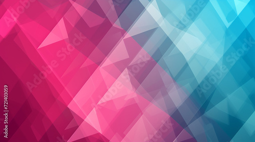 Hot pink   cyan geometric background vector presentation design. PowerPoint and Business background.