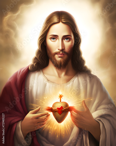 The most sacred heart of Jesus