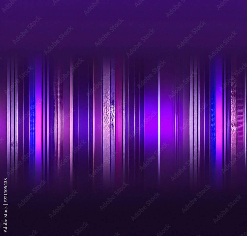 Sound wave background. Abstract equalizer background. Futuristic template. Banner for presentation or product. Purple, blue backdrop with copy space