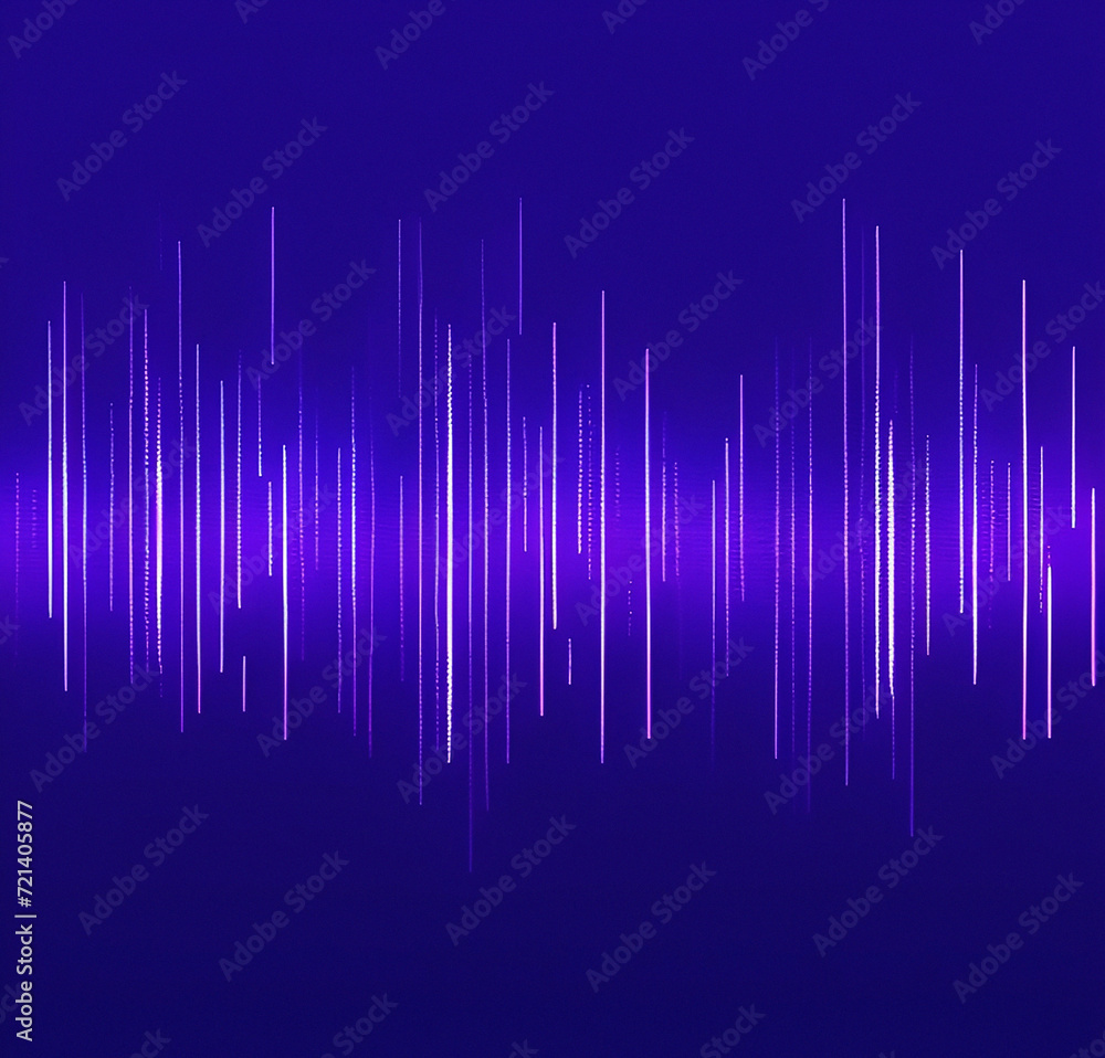 Sound wave background. Abstract equalizer background. Futuristic template. Banner for presentation or product. Purple, blue backdrop with copy space Sound wave background. Abstract equalizer background. Futuristic template. Banner for presentation or product. Purple, blue backdrop with copy space