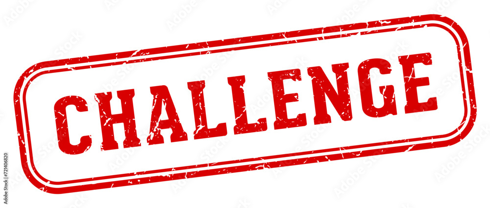 challenge stamp. challenge rectangular stamp on white background challenge stamp. challenge rectangular stamp on white background