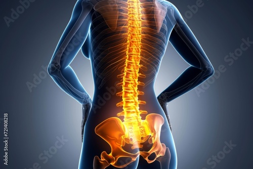 a person holding on to his back because of back pain