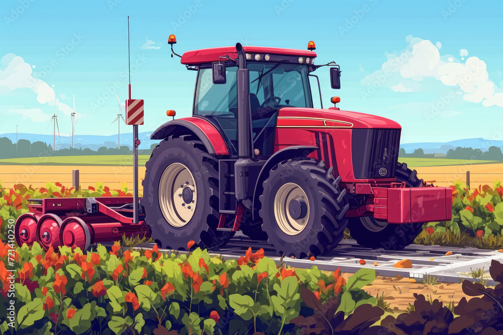Harvest Weighing: Weighbridges and Scales: Farms often use weighbridges or scales to measure the weight of harvested crops
