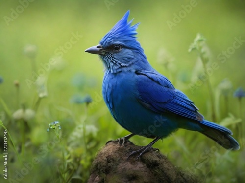 blue jay on a branch