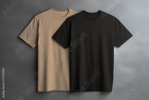 Shirt mockup concept with plain clothing