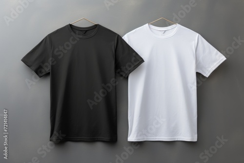 Shirt mockup concept with plain clothing