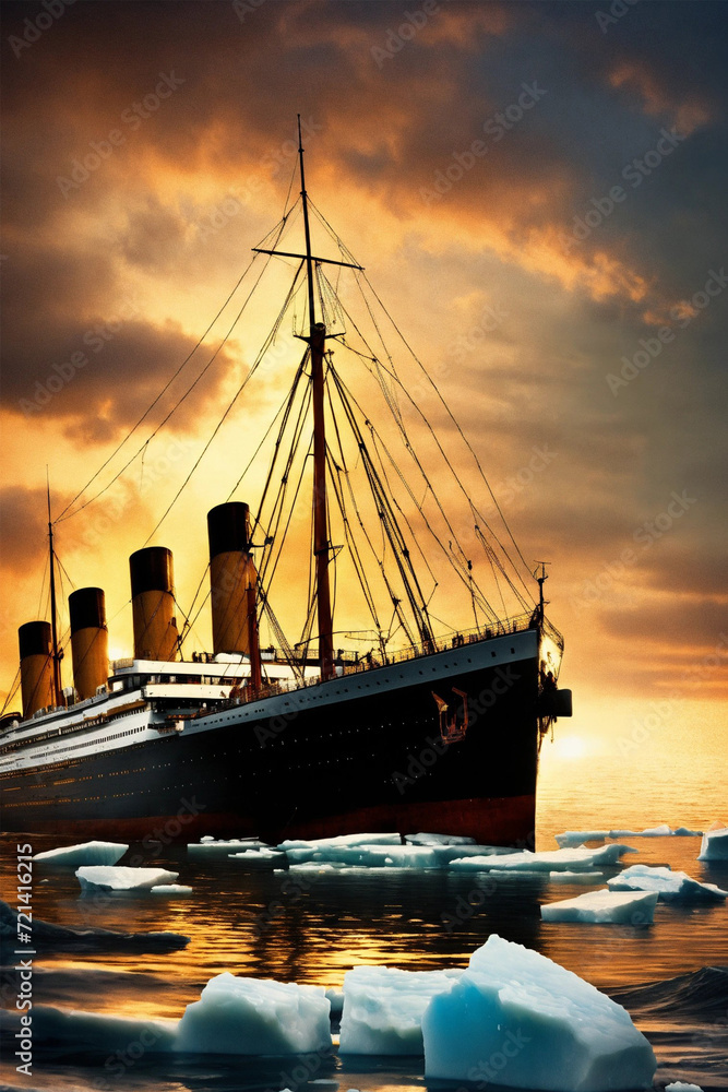 titanic iceberg disaster