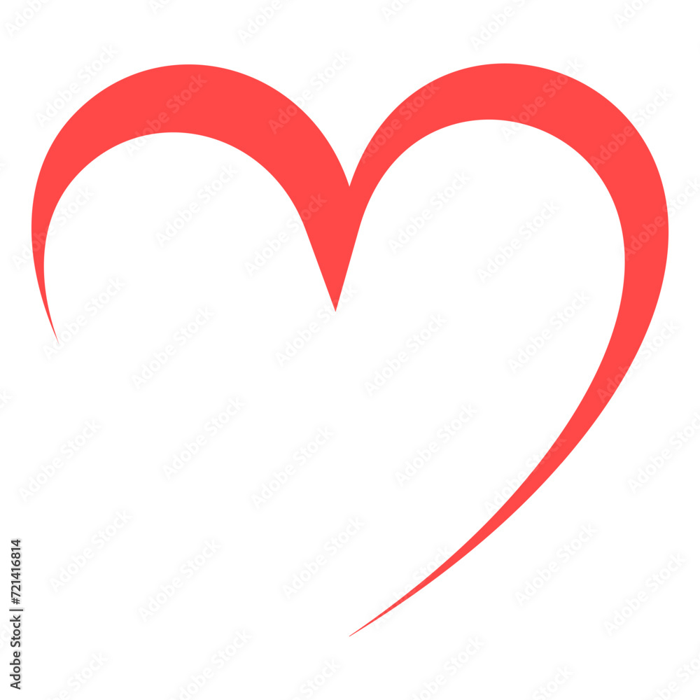 love heart logo vector - obrazy, fototapety, plakaty 