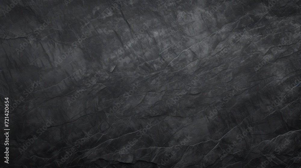 Naklejka premium Texture of a black gray old scratched slate and stone with space for text