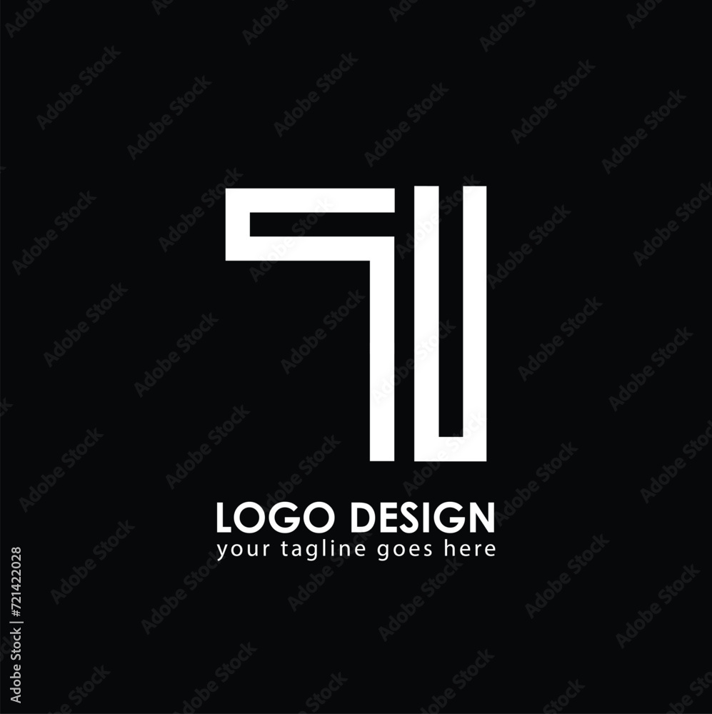 QU QU Logo Design, Creative Minimal Letter QU QU Monogram QU QU Logo Design, Creative Minimal Letter QU QU Monogram