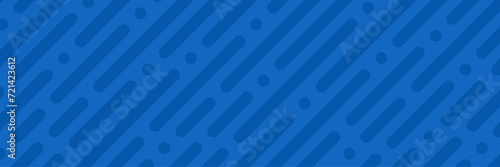 メンフィス柄ジオメトリーストライプ。ブルーの背景素材。