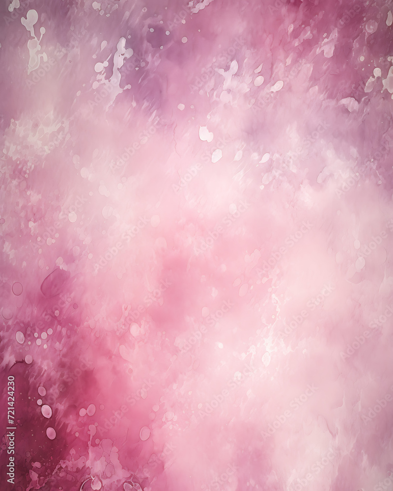 Vintage retro style pink grunge texture vignette portrait background - red magenta flower abstract old rough vignetting paper - pastel antique ancient dirty vertical backdrop wallpaper