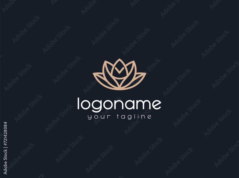 lotus flower logo design vector illustration lotus flower logo design vector illustration