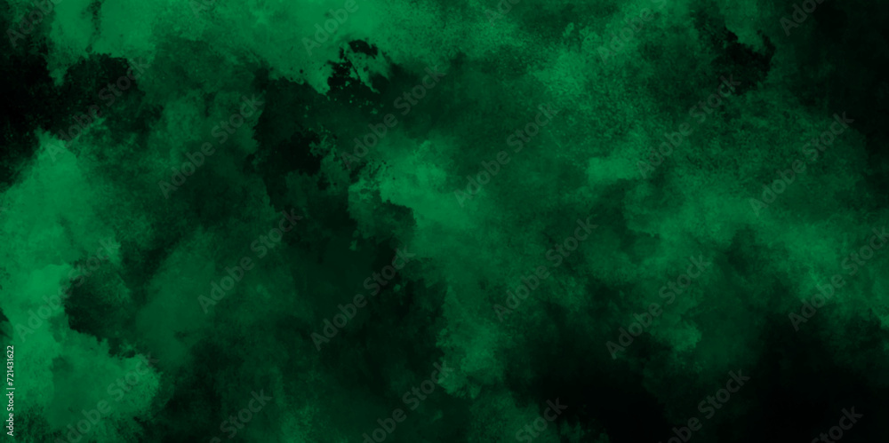 Obraz premium green watercolor paper textured illustration with splashes, Seamless and abstract green grunge texture with green stains, Creative paint gradients, splashes and stains for presentation and cover.