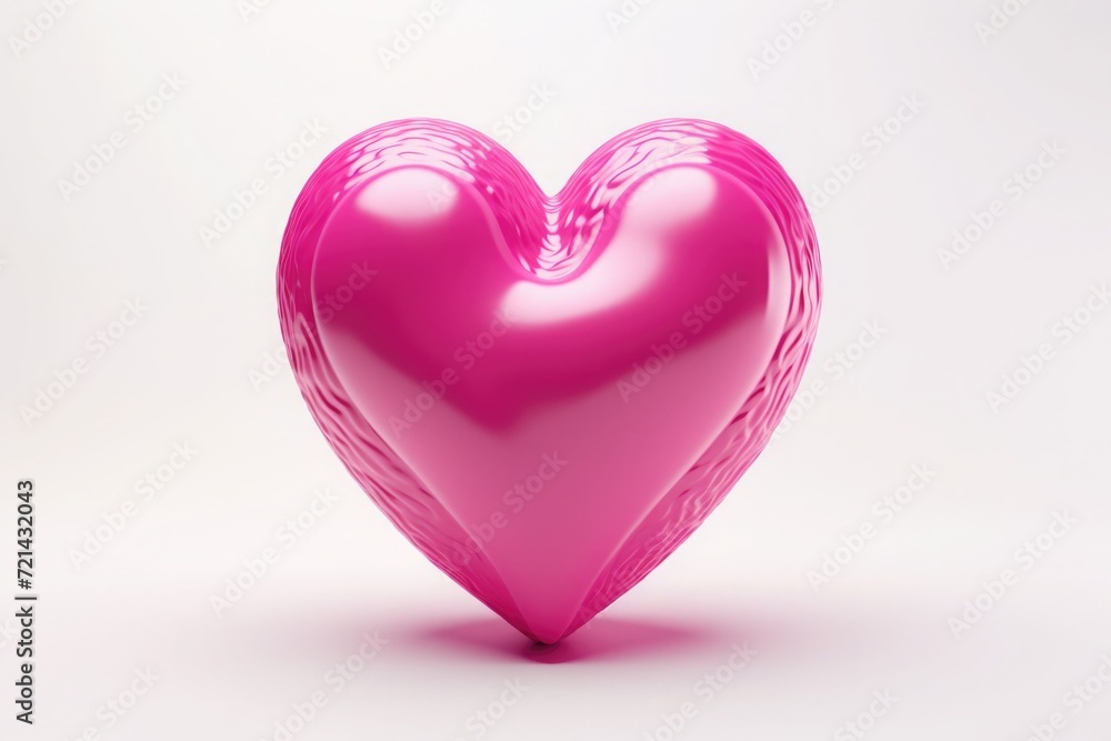 3D Pink Hearts