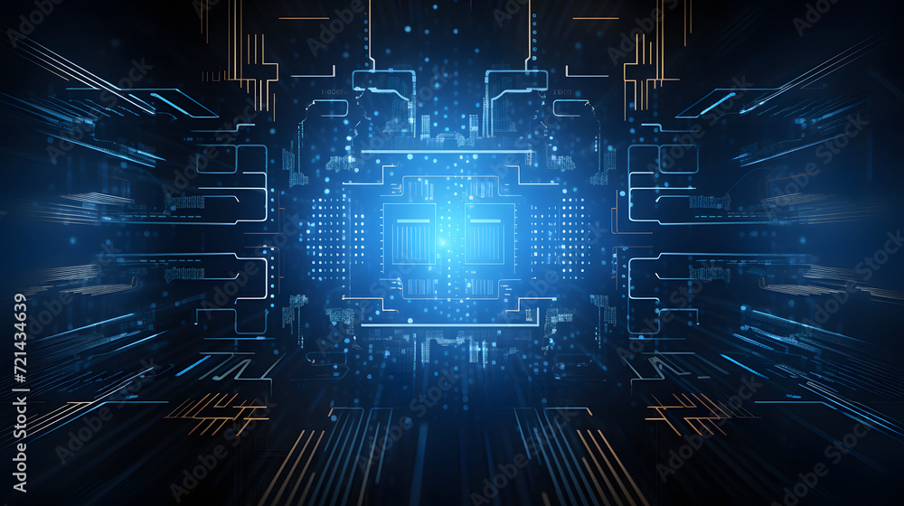 Abstract technology background Hi-tech communication concept futuristic digital innovation background vector illustration Abstract technology background Hi-tech communication concept futuristic digital innovation background vector illustration