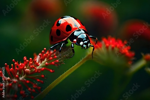 ladybug Fluttering