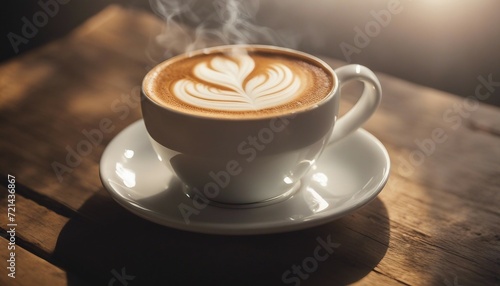 Classic Cappuccino, a traditional cappuccino with a delicate foam art