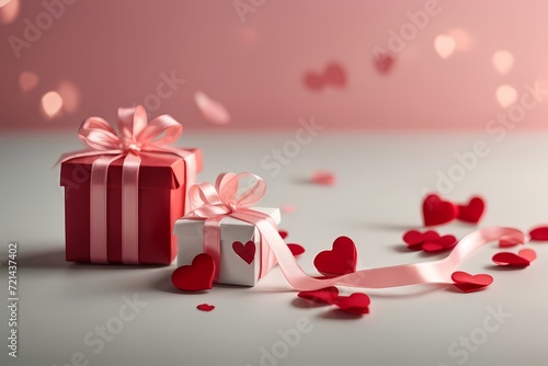 gift box with red ribbon