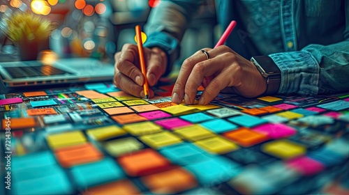 Unleashing Creativity: Exploring Vibrant Brainstorming Techniques for Colorful Results photo
