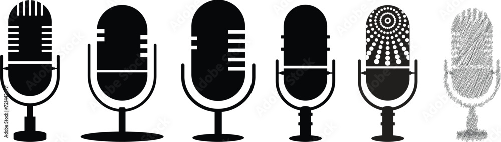 Microphone | Icons | set. variant Vector, Illustration | of high quality microphone icon, collection | Different| Karaoke, mic | Podcast | modern flat style. web design and mobile app on png Microphone | Icons | set. variant Vector, Illustration | of high quality microphone icon, collection | Different| Karaoke, mic | Podcast | modern flat style. web design and mobile app on png