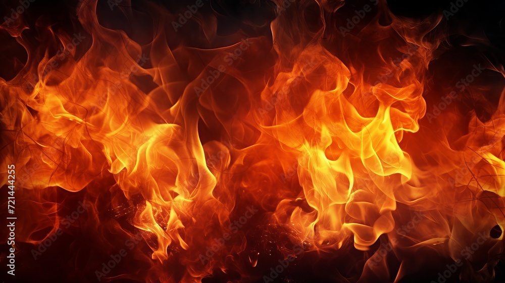 The background of a fire that is blazing and has flames and conflagration.