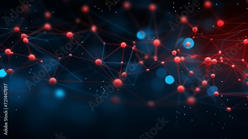 A 3d plexus background that features connecting lines and dots for network communication.