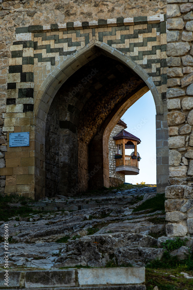 The old castle in the ancient city of Shusha, Azerbaijan