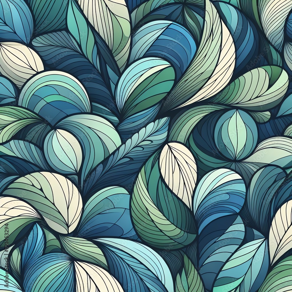 Abstract Botanical Patterns Abstract Botanical Patterns