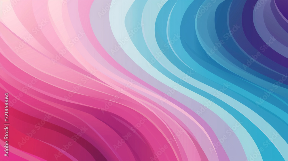 Raspberry & shades of blue retro groovy background vector presentation ...