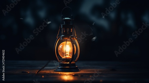 Illuminating a lantern in the dark