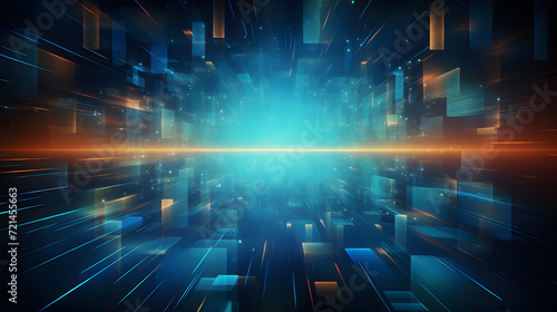 Abstract technology background Hi-tech communication concept futuristic digital innovation background vector illustration