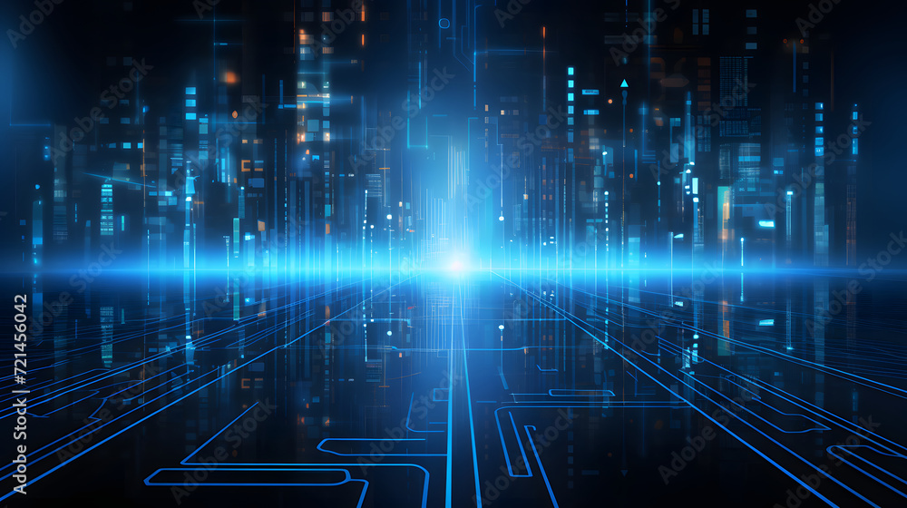 Abstract technology background Hi-tech communication concept futuristic digital innovation background vector illustration Abstract technology background Hi-tech communication concept futuristic digital innovation background vector illustration