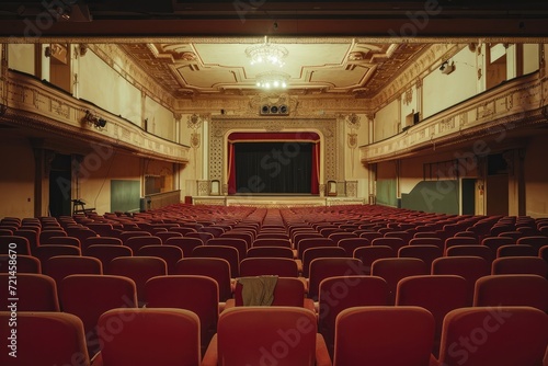 Interior of empty theater