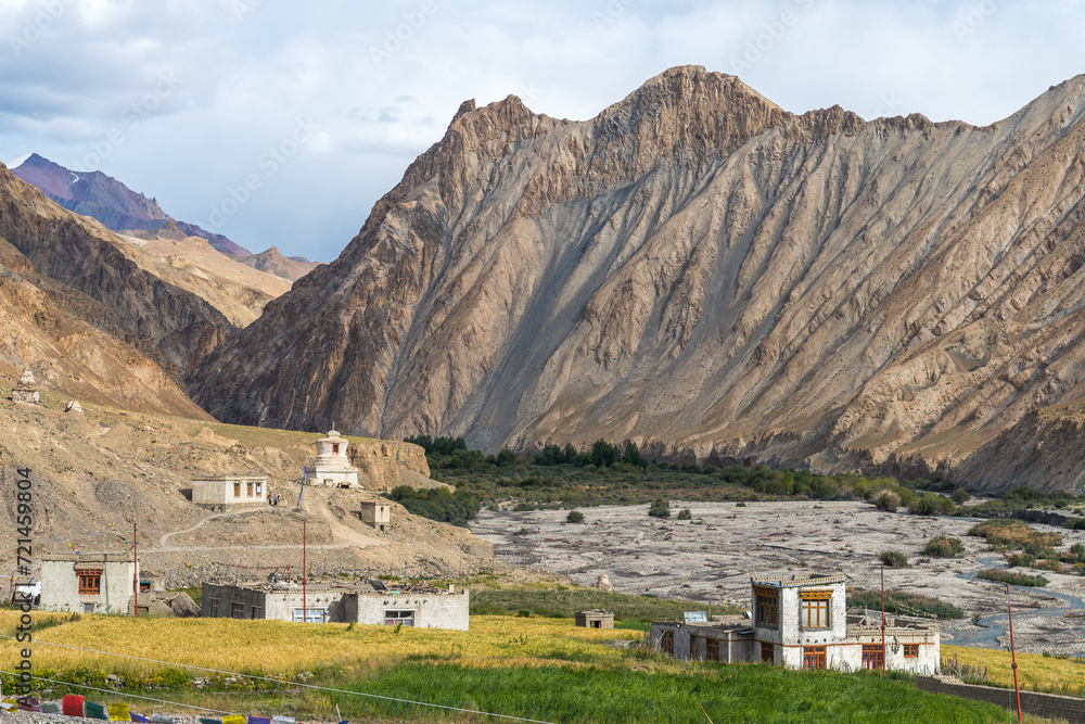 custom made wallpaper toronto digitallandscape of markha trekking in leh ladakh, india