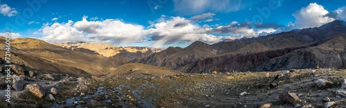 landscape of markha trekking in leh ladakh  india