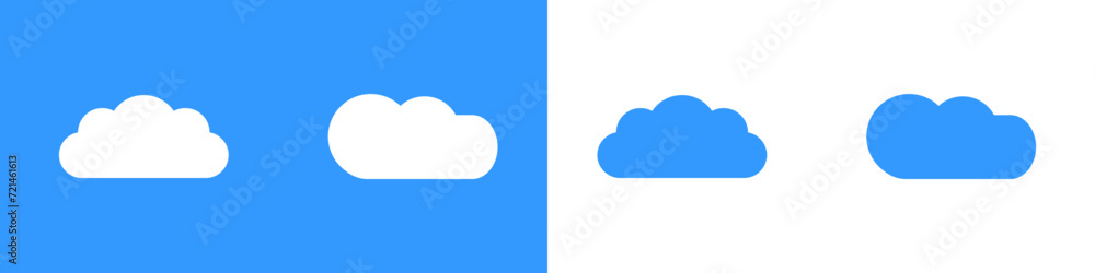 Isolated Illustration clouds . Cloud shapes design vector set. Cloud in sky. Heaven. Cloud icon in vector design style Isolated Illustration clouds . Cloud shapes design vector set. Cloud in sky. Heaven. Cloud icon in vector design style