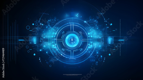 3d rendering of purple and blue abstract geometric background. Scene for advertising, technology, showcase, banner, game, sport, cosmetic, business, metaverse. Sci-Fi Illustration. Product display --a