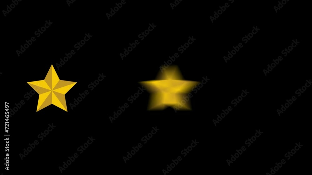 1 to 5 Stars animation for rating, 4k video element. 1 to 5 Stars animation for rating, 4k video element.